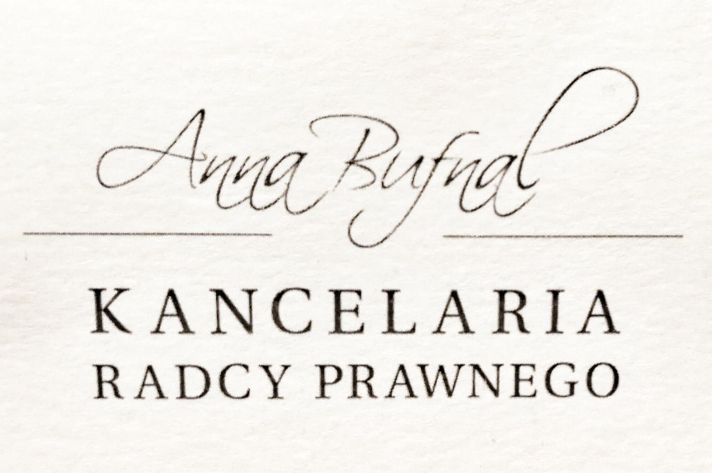 Anna Bufnal — Kancelaria Radcy Prawnego