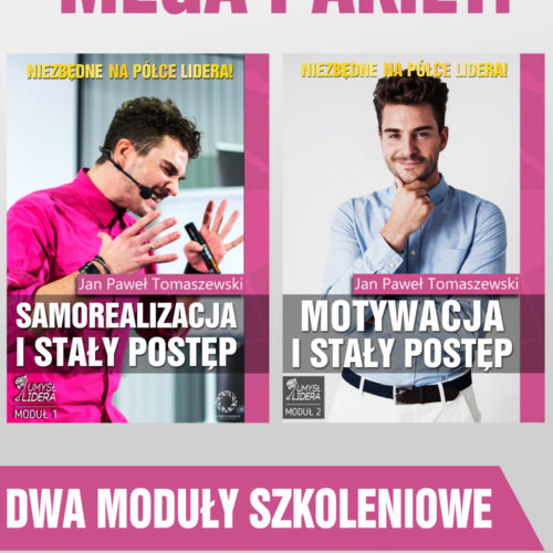 MEGA PAKIET Umysł Lidera – Pakiet. Samorealizacja i stały postęp + Motywacja i stały postęp