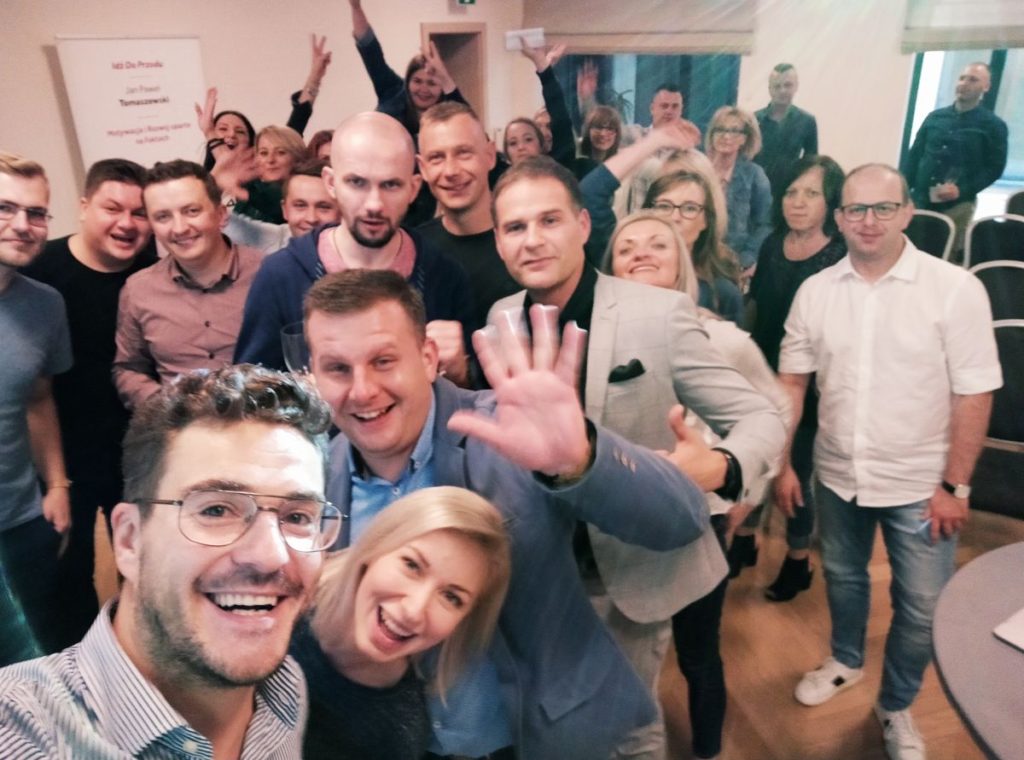 Mówca motywacyjny Jan Paweł Tomaszewski